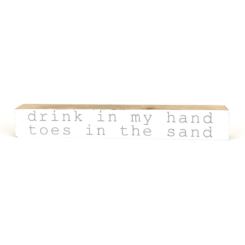 Toes in the Sand <br>Shelf Saying