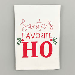 Santa's Favorite Ho <br>Dish Towel