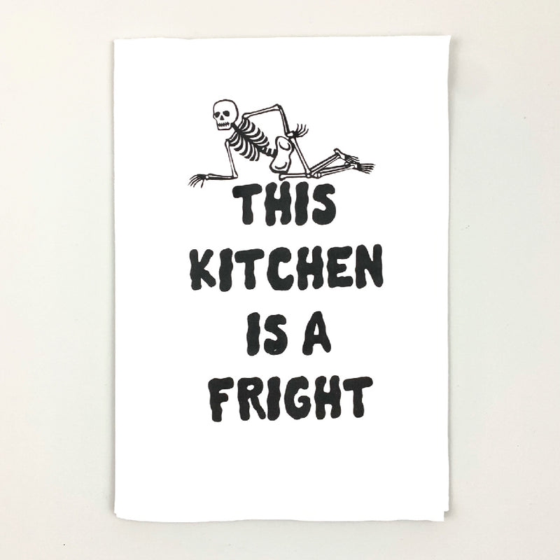 This Kitchen is a Fright <br>Dish Towel