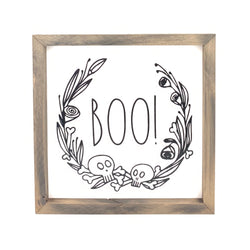 BOO! <br>Framed Saying