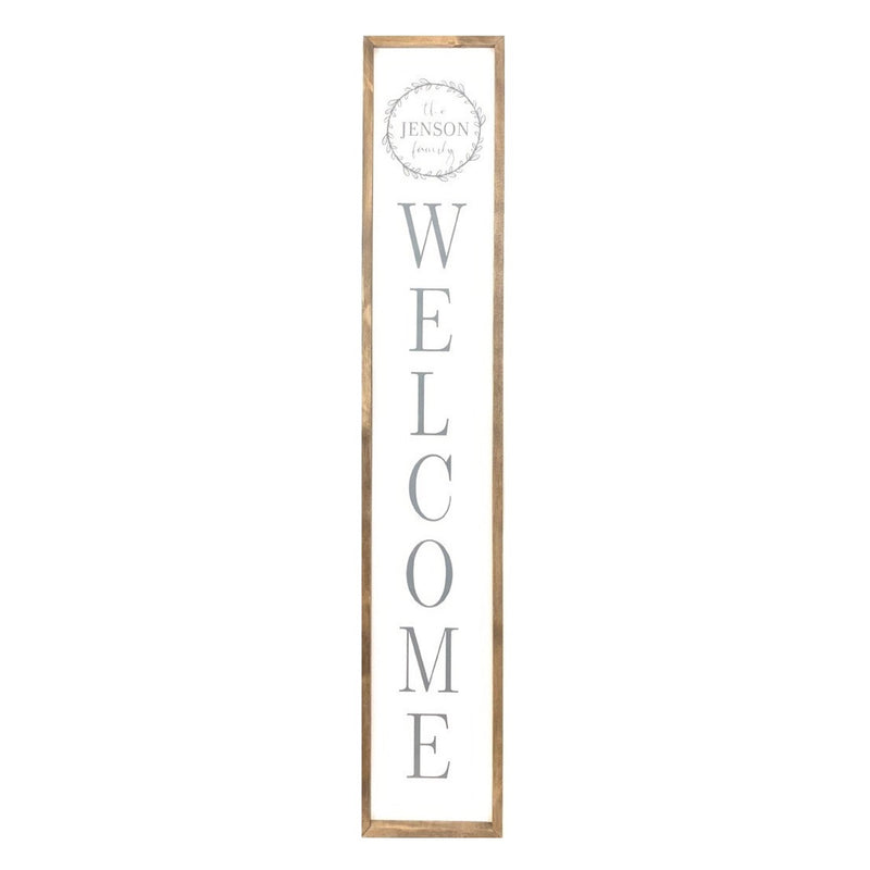 Personalized Family Welcome <br>Porch Board