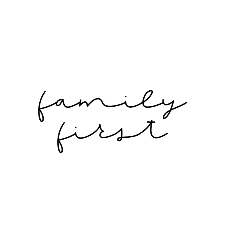 Family First Script