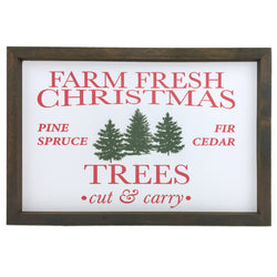 Farm Fresh Trees <br>Framed Print
