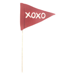 XOXO Felt Flag