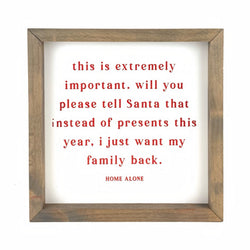 I Just Want My Family Back <br>Framed Print