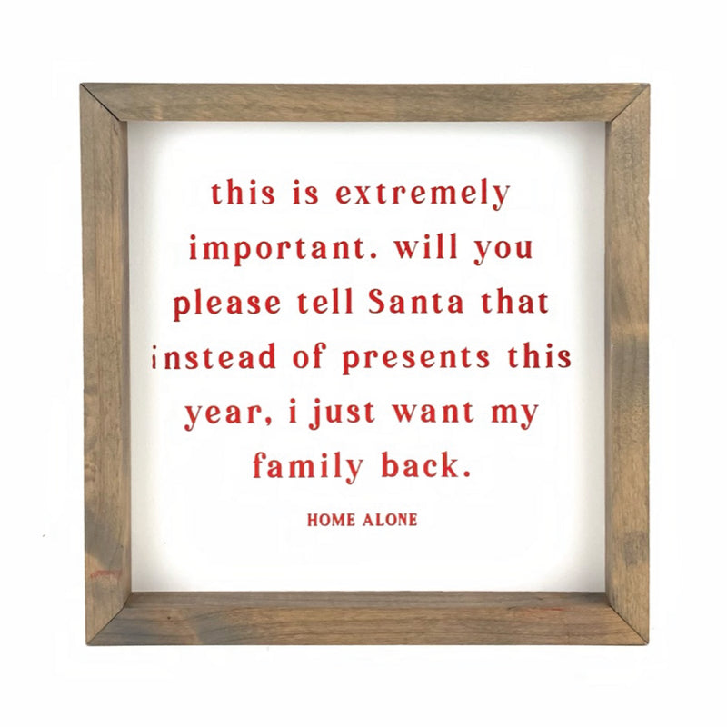 I Just Want My Family Back <br>Framed Print