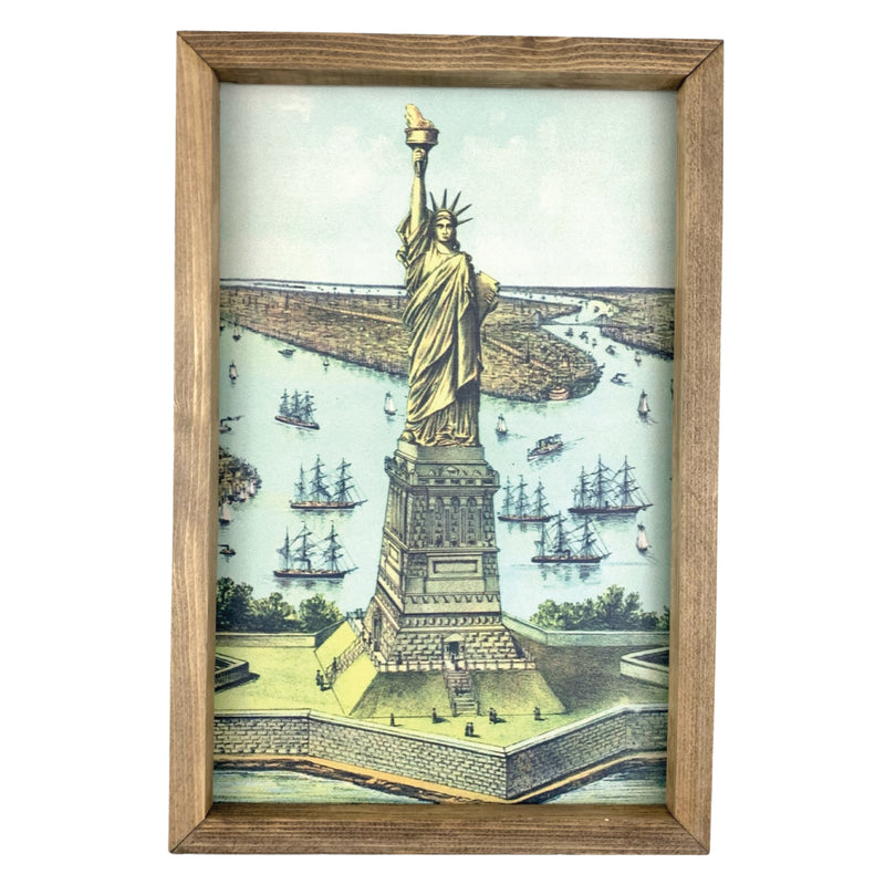 Lady Liberty Framed Art