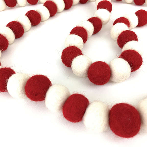 Felt Ball Garland