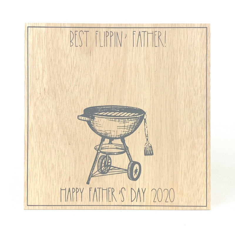 Best Flippin' Father <br>Father's Day Handprint Keepsake