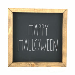 Happy Halloween Cute <br>Framed Saying