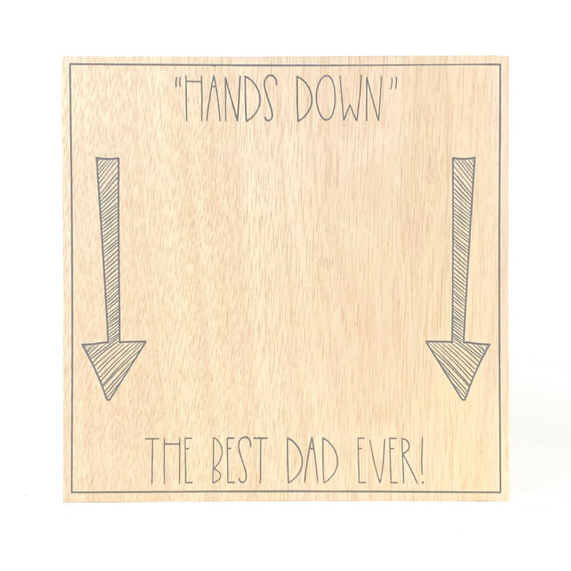Hands Down <br>Father's Day Handprint Keepsake