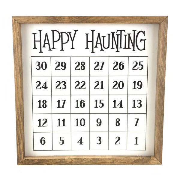 Happy Haunting <br>Magnetic Countdown