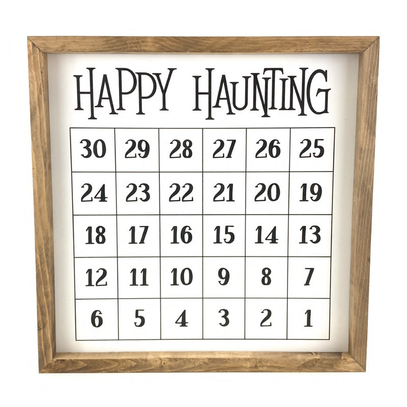 Happy Haunting <br>Magnetic Countdown