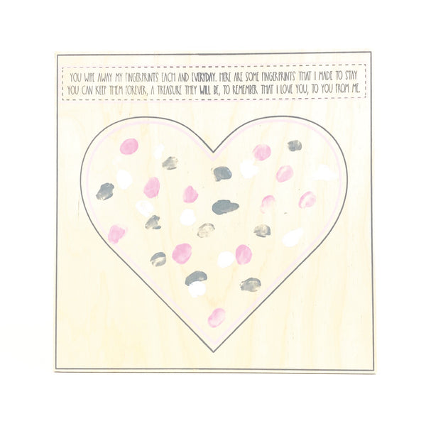 Small Heart <br>Mother's Day Hand & Finger Keepsake