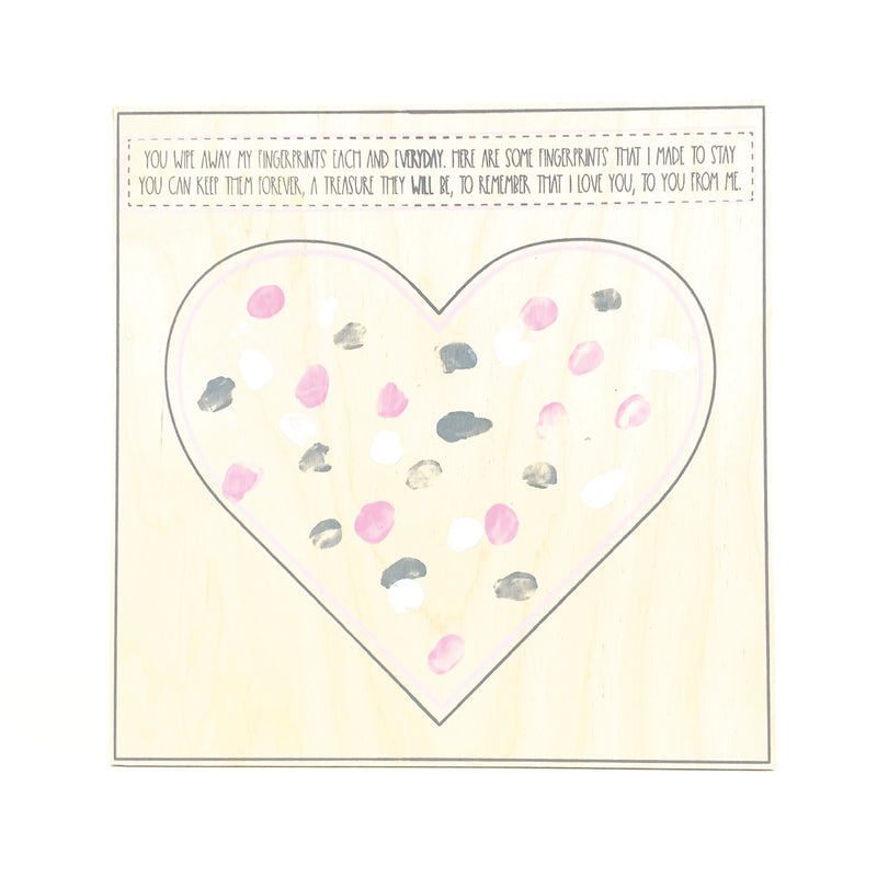 Small Heart <br>Mother's Day Hand & Finger Keepsake