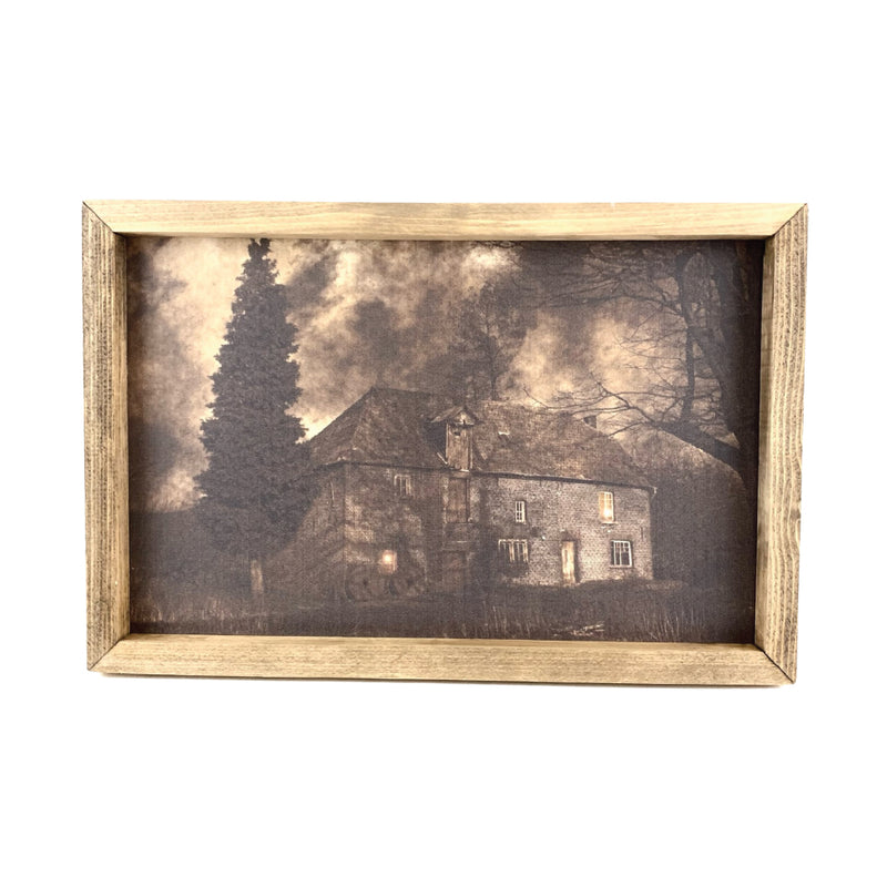 Haunted House <br>Framed Art