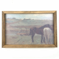 Horses in a Meadow <br>Framed Art