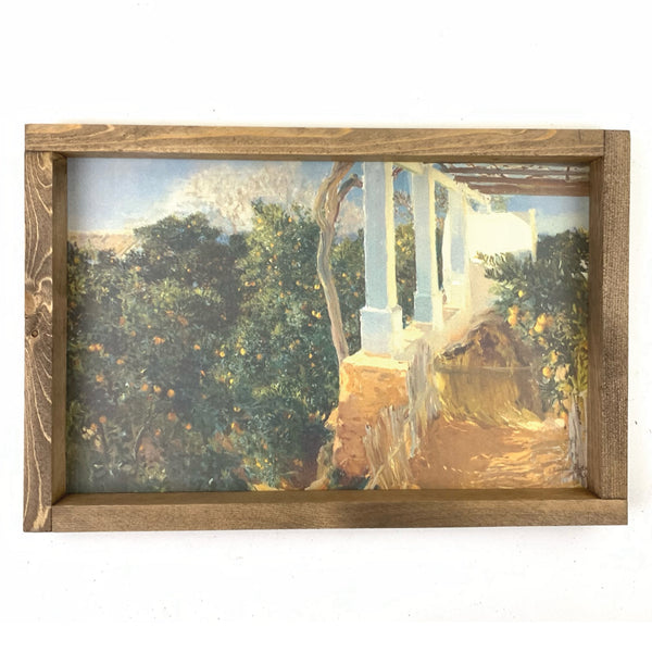 Farmhouse in Alcira <br>Framed Art
