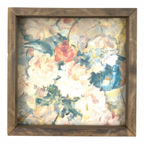 Abstract Florals In Vase <br>Framed Art