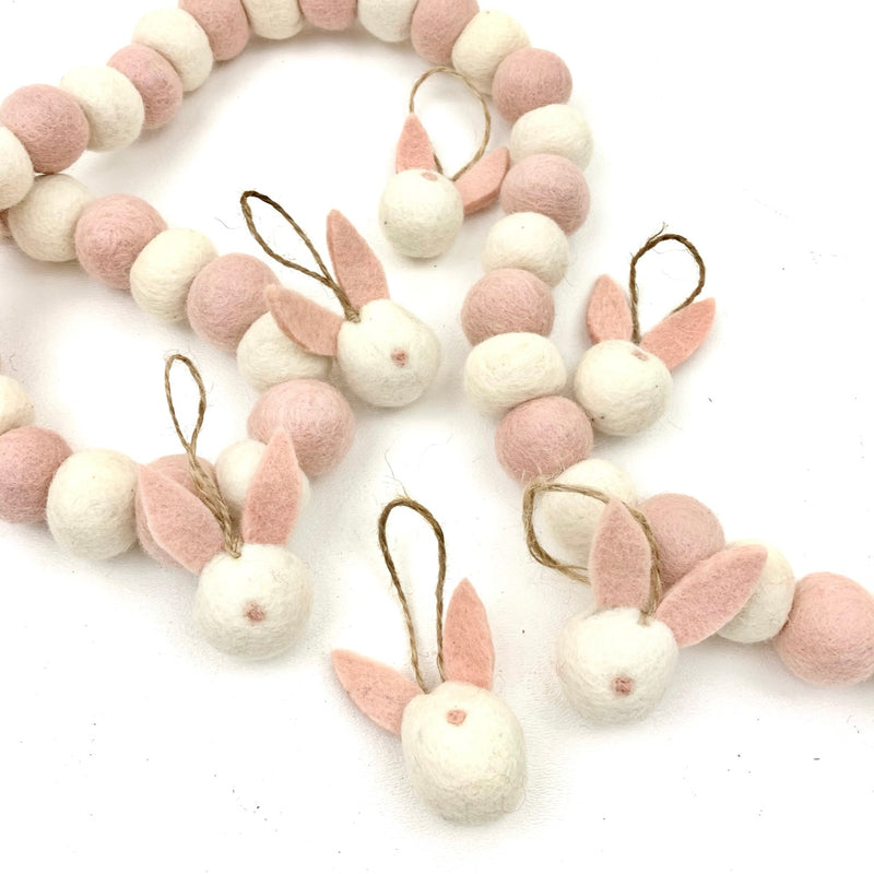 Felt Bunny Ornaments