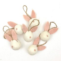 Felt Bunny Ornaments