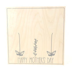 Row of Flowers <br>Mother's Day Hand Keepsake
