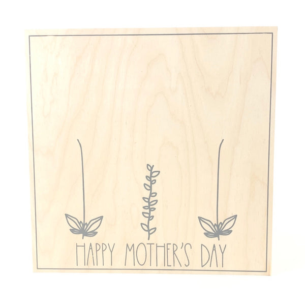 Row of Flowers <br>Mother's Day Hand Keepsake