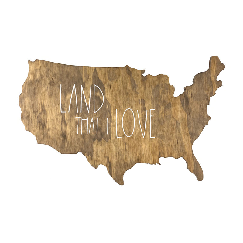 Land That I Love <br>USA Cutout