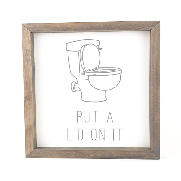 Put A Lid On It <br>Framed Art