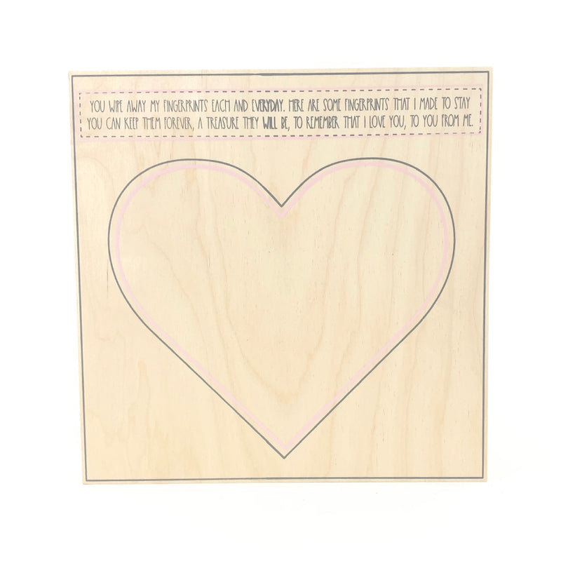Small Heart <br>Mother's Day Hand & Finger Keepsake