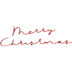 Large Merry Christmas Script <br>Wall Word