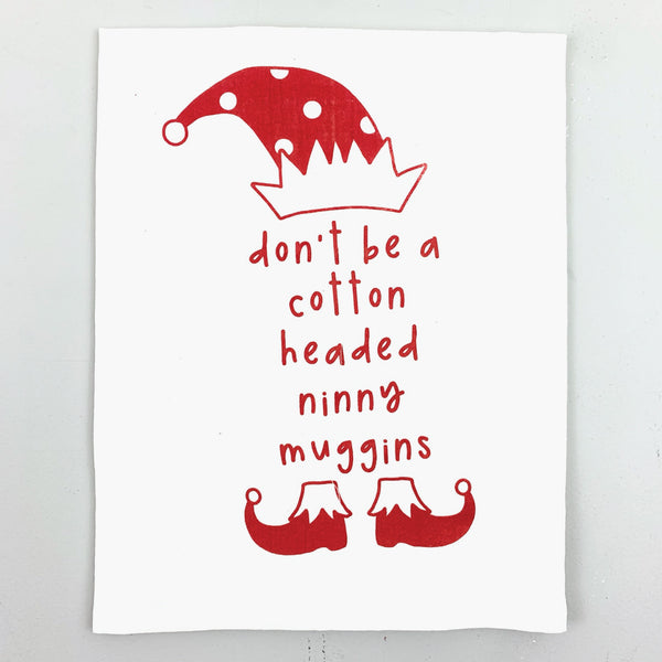 *CLOSEOUT* Ninny Muggins <br>Dish Towel