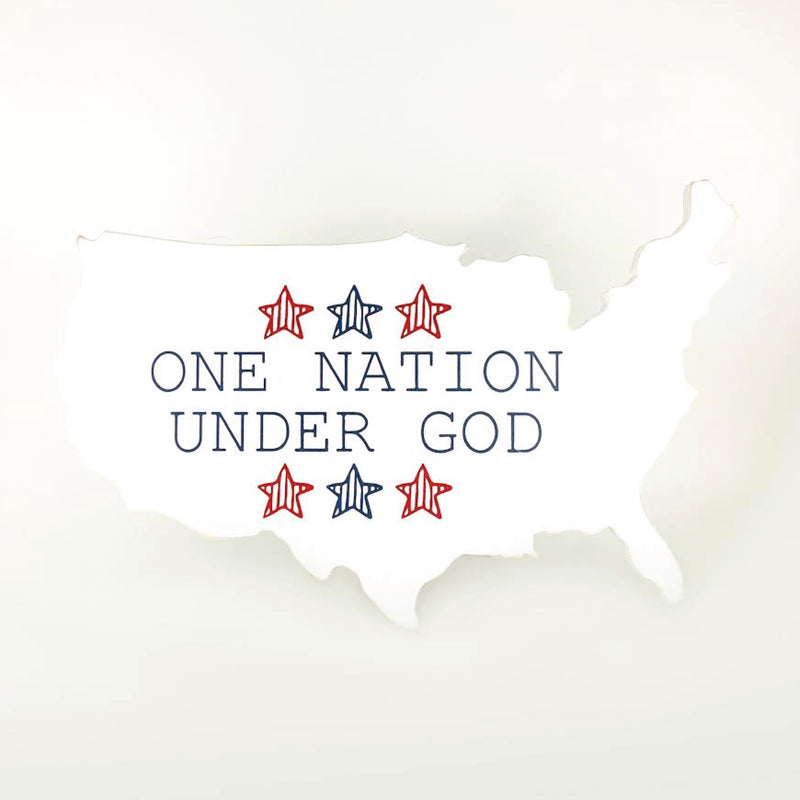 One Nation Under God <br>USA Cutout