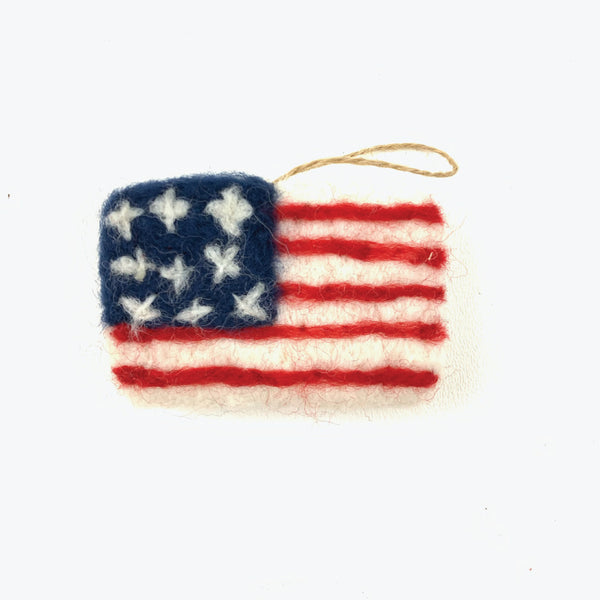 Flag Felt Ornament