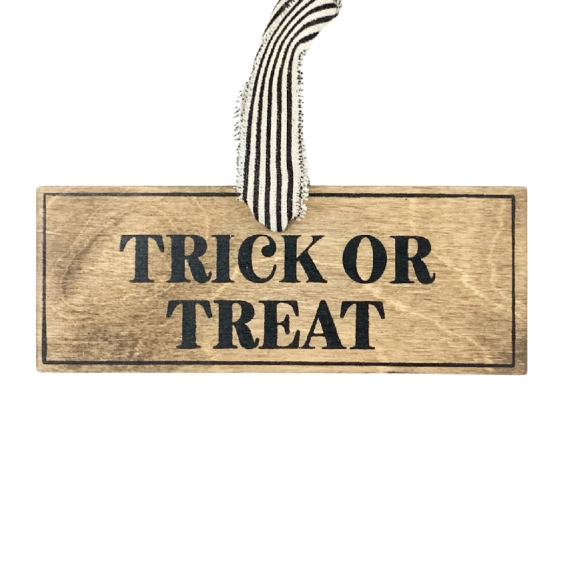 Trick or Treat Sign Ornament