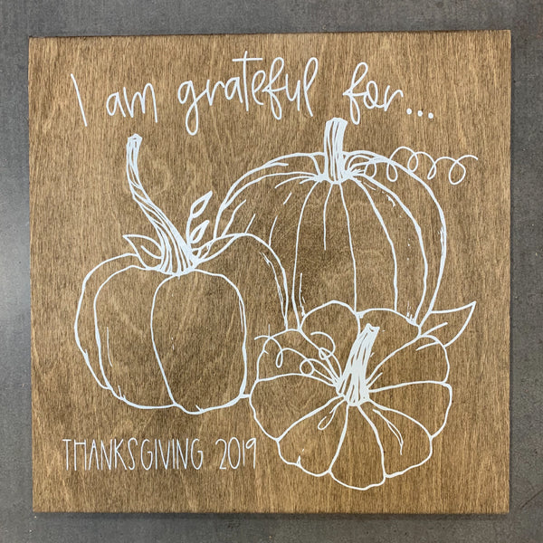 Grateful/Thankful Pumpkin Board