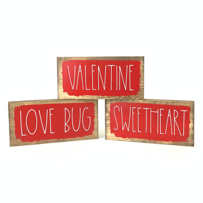 Valentines Word Blocks