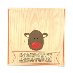 Reindeer Holiday Hand Keepsake