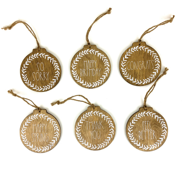 Round Gift Tags