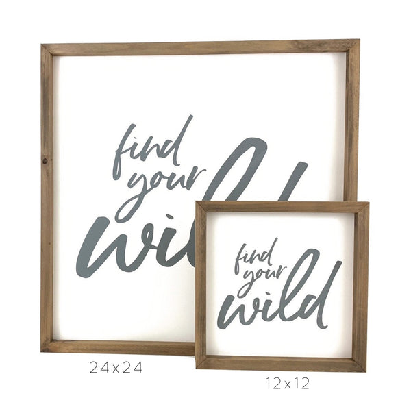 True <br>Framed Saying