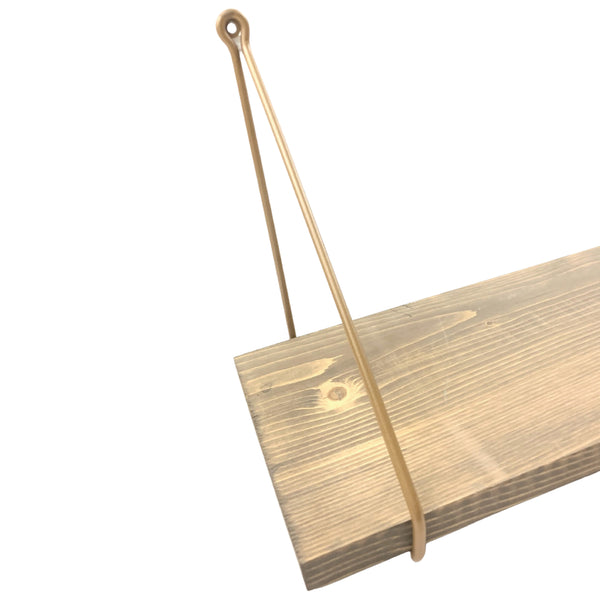 *CLOSEOUT* Gold Bracket Shelf