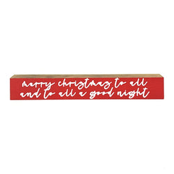 Merry Christmas To All <br>Shelf Saying