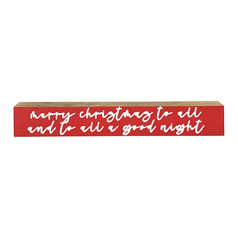 Merry Christmas To All <br>Shelf Saying