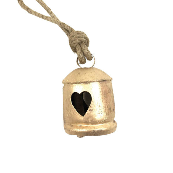 Heart Cowbell Ornament