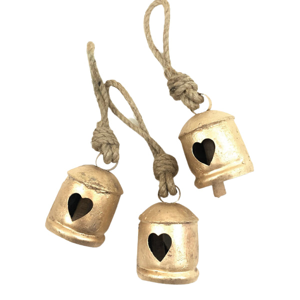 Heart Cowbell Ornament