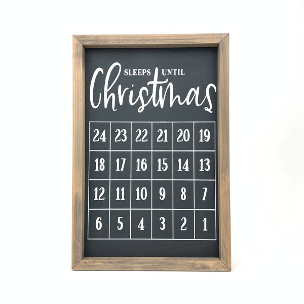 Sleeps Until Christmas Magnetic Advent