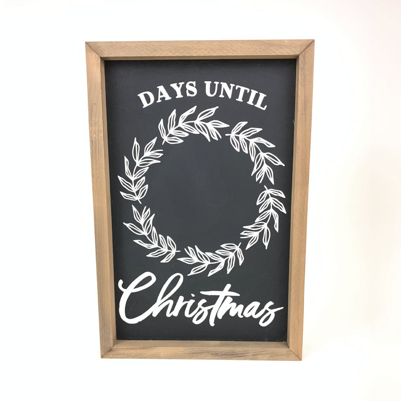 Days Until Christmas Chalk Advent
