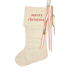 Merry Christmas Type <br>Holiday Stocking