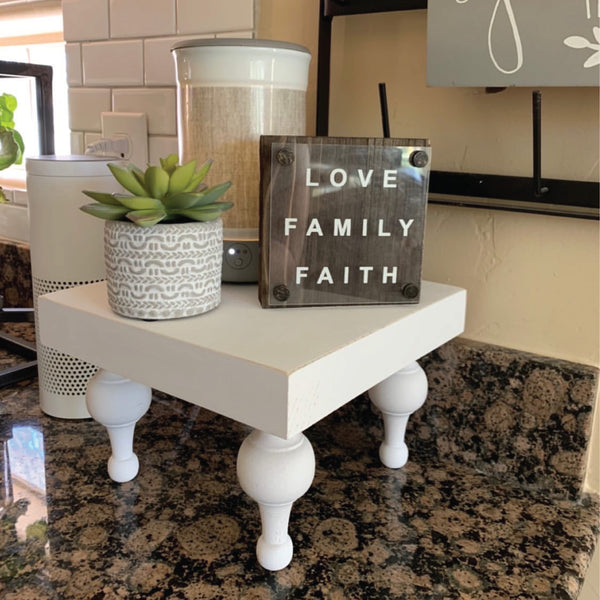 Square Decorative Finial Stand
