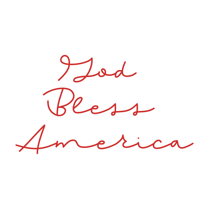 God Bless America Script